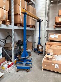 Gru a portale Tractel 2000 kg paranco + CE