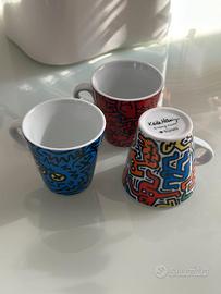 Set 3 tazze mug Keith Haring per Tognana