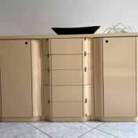 Madia color crema laccato lucid