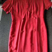 Vestito elegante rosso Coexis taglia 44