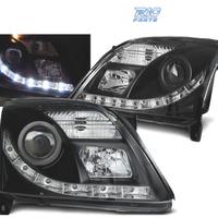 FARI OPEL VECTRA C 02-05 LUCE DIURNA A LED NERI