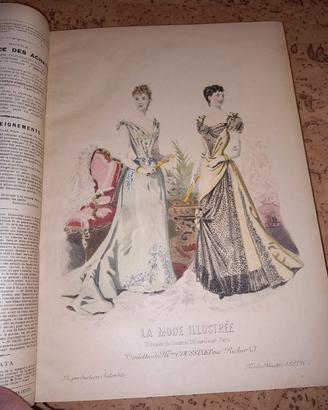 stampe mode illustree francesi '800