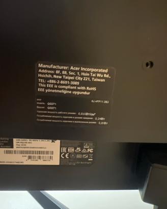 acer qg271 bii