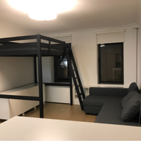 Letto a Soppalco IKEA SVARTA 140x200 Smontato