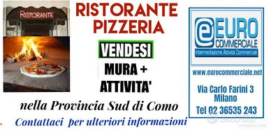 371/23 RISTORANTE PIZZERIA di mq 230, più MURA