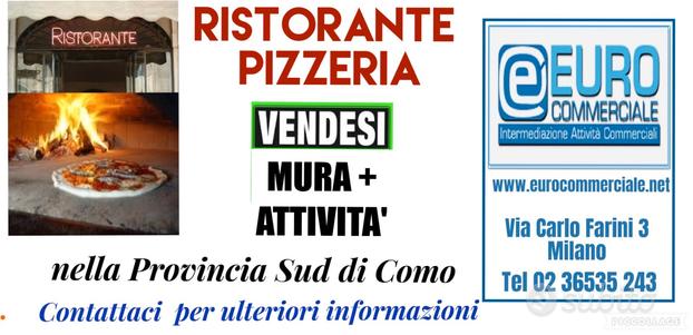 371/23 RISTORANTE PIZZERIA di mq 230, più MURA