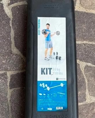 kit pesi 50 kg domyos