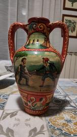 Anfora siciliana firmata DOMENICO DI MAURO 26cm
