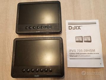 Lettori DVD D-JIX PVS 705-39HSM con staffe