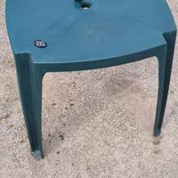 Tavolo plastica verde 