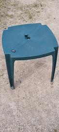 Tavolo plastica verde 