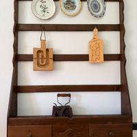 Mobile stile antico porta piatti