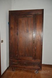 Armadio in legno 1 anta vintage