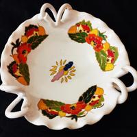 PIATTO PORTAFRUTTA "CERAMICHE SAN ROCCO" ANNI 80