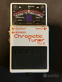 Pedale accordatore chitarra e basso BOSS