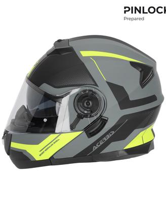 CASCO MODULARE ACERBIS SEREL 22-06 grigio giallo f