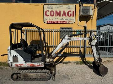 MINIESCAVATORE BOBCAT 323 CARRO VARIABILE