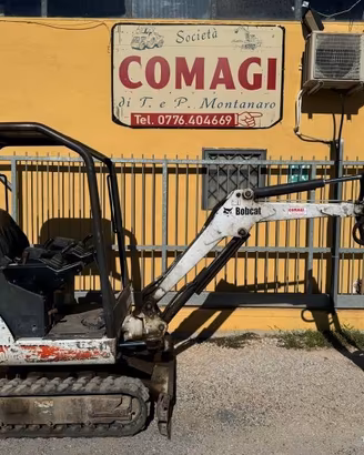 MINIESCAVATORE BOBCAT 323 CARRO VARIABILE