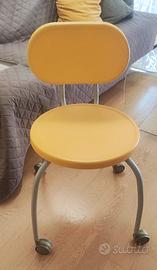 Sedia con rotelle colombini