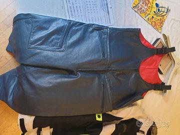 tuta moto vintage BMW in pelle