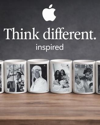 8 Set tazze Think Different Apple
