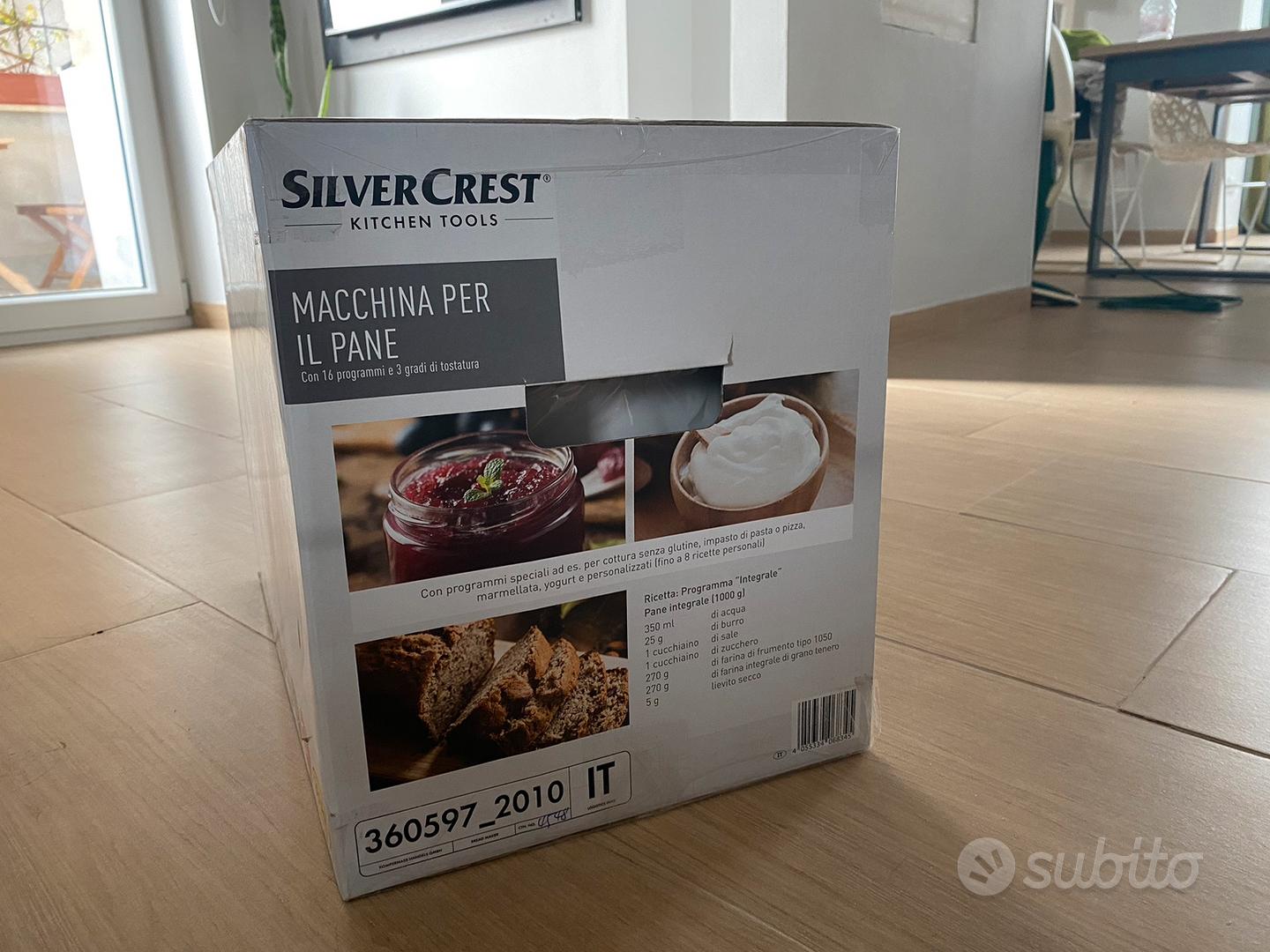 SILVERCREST - Macchina per il pane, 16 programmi, 3 livelli di doratura,  850 W