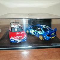 Modellini rally, Citroen Xsara WRC Subaru Impreza 