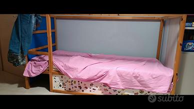 letto ikea kura reversibile con materasso 