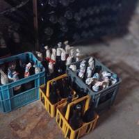 Bottiglie per imbottigliare vino + tappa bottiglie