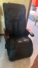 poltrona massaggiante reclinabile