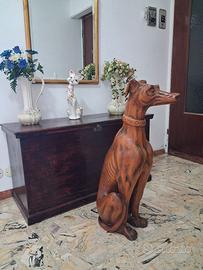 statua di legno 