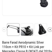 barre portatutto mercedes