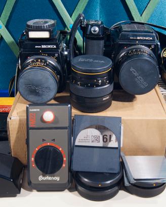 Set foto analogica medio formato