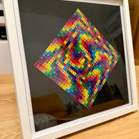 Quadro 1975 Victor Vasarely  serigrafia optical