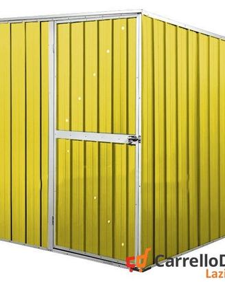Box da giardino lamiera 175x185cm giallo