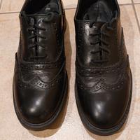 Scarpe francesine nere in pelle Contigo