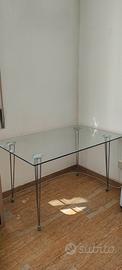 tavolo in vetro temperato 