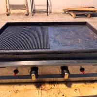 Fry Top, piastra a gas (metano/gpl) professionale