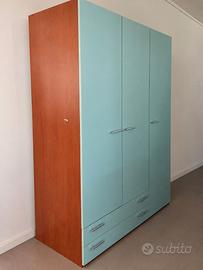 ARMADIO 3 ANTE + 2 CASSETTI