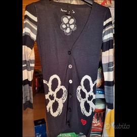Cardigan Desigual bianco e nero