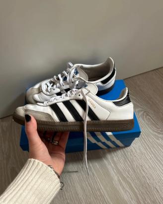 Adidas samba bianche e nere