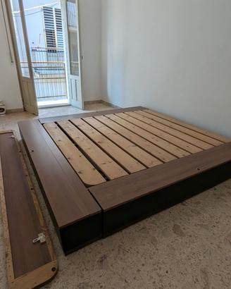 Letto matrimoniale in stile giapponese