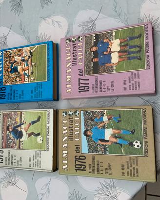 Almanacco del calcio Panini 1976/77/78/79