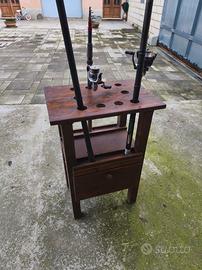mobiletto porta canne da pesca 
