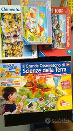 puzzle e gioco osservatorio scienze 