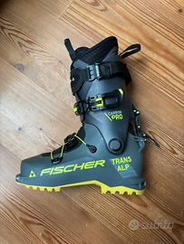 Scarponi sci alpinismo fisher trans alp carbon pro