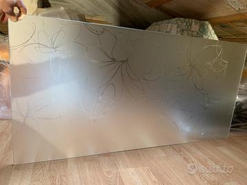 Vetro satinato temperato porta interna