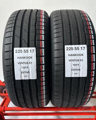2 gomme 225 55 17 HANKOOK
