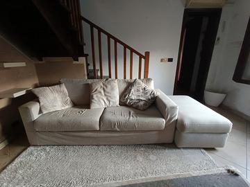 Divano cm 190*90 + pouf contenitore cm 60