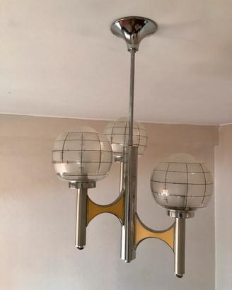 Lampadario Targetti Sankey originale anni 70